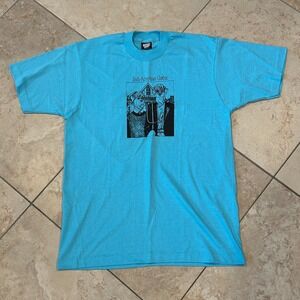 Vintage Screen Stars Best Irish American Gothic Dog Graphic Shirt Men L Blue USA